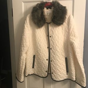 Ivory Quilted Jacket